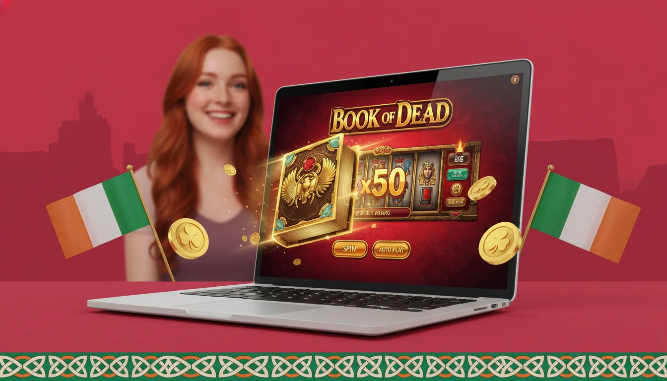 Comparison ranking table for Book Of Dead Irish casinos showing welcome bonus, wagering, withdrawal speed and licence tier